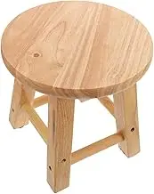 COOPHYA Entry Wooden Step Stool for Home Small Low Stool for Parents Stable Design for Changing Shoes Modern