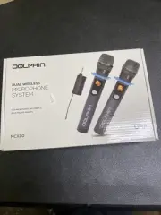 DOLPHIN MCX20 Dual Wireless Microphone +2 Handheld Mic's +Rechargeable Receiver