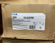 Eaton DH323FRK Safety Switch Heavy Duty 3P 100A 240V 50/60Hz Fusible New In Box