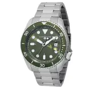 NEW Chase Durer Men's 46mm Green w/Luminous Dial Silver Tone SS Watch