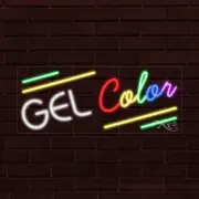 NEW "GEL COLOR" w/BORDER 30x12x1 INCH LED FLEX WINDOW/WALL INDOOR SIGN 31192