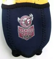 82621 MANLY SEA EAGLES 2011 PREMIERS NRL CHAMPAGNE GLASS COOLER INSULATOR HOLDER