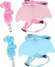 ERINGOGO 2Sets Pet Bunny Traction Belt Walking Rabbit Rope Durable Leash for Daily Walks Colors Rabbit Supplies for Pets