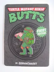 Butts on Things TMNT MICHELANGELO enamel pin SDCC 2024 exclusive First Edition