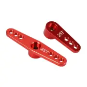 25T Aluminum RC Arm Horn for Futaba Savox Xcore RC Tools,Red A5T71924