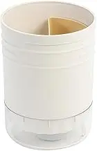 Kitchen Counter Kitchen Utensil Holder, Multi Functional Drain Chopstick Tableware Knife Spoon Fork Chopstick Container Kitchen Tools Organizer(White)