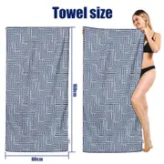 Sand Free Beach Towel Blanket Quick Dry Super Absorbent Microfiber with Carry Bag