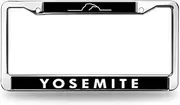 Yosemite National Park Two-Hole License Plate Frame Yosemite Outdoor Love License Plate Frame Custom for Car Lover