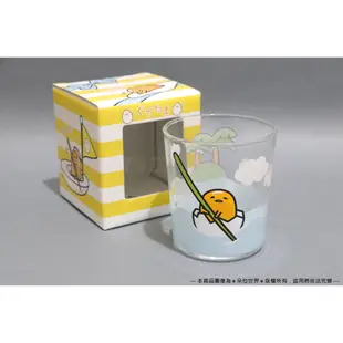 日本 三麗鷗Sanrio 蛋黃哥Gudetama 玻璃杯 水杯 水手划船款 255ml