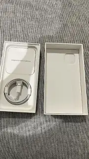 iPhone BOX ONLY And Lightning Cable