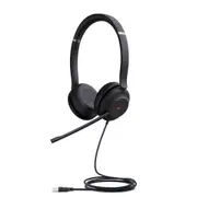 Yealink UH37 Dual USB-C/A USB Wired Headset, UC Dual, USB-C/A, 35mm Speakers, Stereo, HD Audio, 2Mic Noise Killer, RMA ONLY