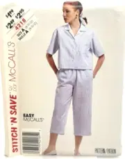 McCall's Stitch "N Save Pattern #4218 - Shirt & Pants (Sizes 8, 10 & 12)