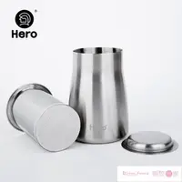 在飛比找樂天市場購物網優惠-篩粉器 Hero篩粉器 不銹鋼沖煮過濾杯 咖啡聞香杯 手沖咖