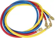 KONTONTY Professional /4 SAE Charging Hoses 60 Length 600 Psi Pressure R410a/r22/r134 Systems