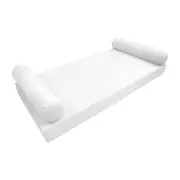 *COVER ONLY*-Style 5 Daybed Mattress Bolster Pillow Covers Knife Edge Twin-AD106