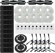 Dust Bag Hepa Filter Main Brush Mop Holder Replacement Parts As Shown Plastic. Compatible for Ecovacs Deebot X2 Omni/ X2 Pro Accessories Repair and Replacement Set.