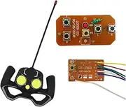 4CH RC Remote Controller, 27MHz Transmitter and Receiver PCB Board, DIY RC Car Robot, Quick Response Spare Parts Radio System with Antenna