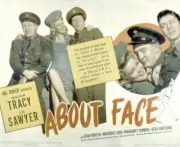 About Face Lobby Card Joe Sawyer Veda Ann Borg William Tracy 1942 Movie Photo