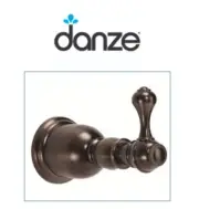 Lot 2 Danze Opulence Oil Rub Rubbed Bronze Brown Single Robe Towel Hook D443171