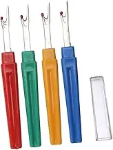 Veemoon Sewing Remover Tool Disconnector Release Seam Ripper with Durable Plastic Handle Thread Cutter for DIY Embroidery and Crafting Abrasion Resistant Sharp Cutting Edge Random Color