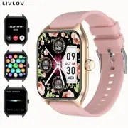 AI Voice Assistant Smart Watch for Men Women, 1.96'' HD Screen Activity Trackers