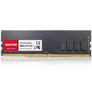 【GIGASTONE 立達】DDR4 2666MHz 16GB 桌上型記憶體 單入(PC專用)