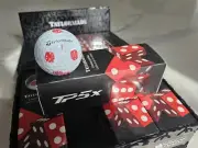 Taylormade TP5x Pix Vegas Dice Gamblers Golf Ball Sleeve (3)