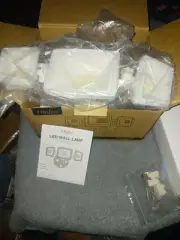 Olafus 5000LM Outdoor Motion Sensor LED Security Wall Light White.LA97BDDWUS01WE