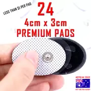 HiDow PainPod TENS EMS compatible ELECTRODE PADS - 4cm x 3cm x 24 PADS ⭐⭐⭐⭐⭐