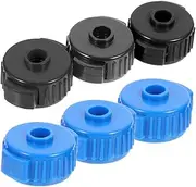 LOLIPPYY 6pcs Cymbal Quick Release Cap Nut Assembly Nuts for Drum Accessories Easy Install Drum Fixing Parts for Quick Cymbal Setup and Removal