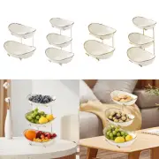 Ceramic Fruit Bowl for Kitchen Counter Fruit Display Stand Fruit Plate Porcelain