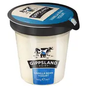 Gippsland Dairy Vanilla Bean Yogurt 160g