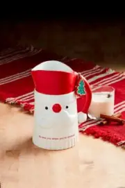 Mud Pie Home HE SEE YOU WHEN Circa Collection Santa Drink Pitcher 70 oz