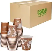 Eco-Products EP-BHC10-WA 10 oz World Art Hot Cup (Case of 1,000), Mixed, 10 Ounce
