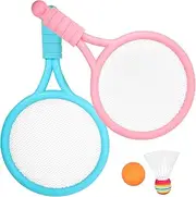 Toddmomy 1 Set Badminton Rackets Set Rackets Shuttlecocks for Outdoor Play Lightweight and Durable Sports to Enhance Athletic Skills and Coordination