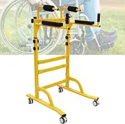Adjustable Height Standing Frame Upright Walker For Seniors With Seat Walking Frame With Wheels Wheeled Walker With Arm Rest For Adult Elderly