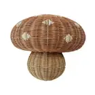 Wall Light Lamp Shade Boho Rattan Woven Lampshade for Study Areas Decoration