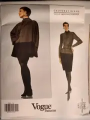 Vogue 2983 Sewing Pattern sz 6-8-10 Geoffrey Beene Womens Jacket Dress