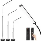 LED Floor Lamp with Remote Touch Control,Dimmable 18W Pole Lamps for Living R...