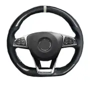 Car Special Steering Wheel Cover Hand Suture Customized For Mercedes Benz W176 W246 W205 C117 218 X218 C253 W213 X253W166 C292 Leather And Carbon