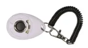 Pet Dog Clicker Trainer Training Aid Wrist Strap Puppy Obedience AU Stock