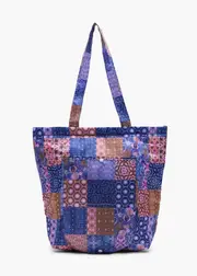 [Taking Shape] Taking Shape Compact Insulated Tote Bag in Patchwork Print - Women's Accessories Patchwork Print