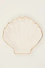 White Shell Shaped Trinket Dish