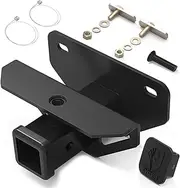 Tyger Auto TG-HC3D002B Class 3 Hitch & Cover Kit Fits 2003-2018 Dodge Ram 1500 & 2003-2013 Ram 2500/3500 OE Style 2 inch Rear Receiver Hitch Tow Towing Trailer Hitch Combo Kit (Hitch Cover Included.)