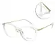 COACH光學眼鏡 貓眼圓框/透明 金 #HC6160D 5111