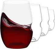[govino] The Original shatterproof Wine Glass – Reusable, Dishwasher Safe, BPA-Free, Durable, Crystal Clear stemless red Wine Glasses for Indoor, Outdoor and Everyday use | 16 oz. Each | Set of 4.