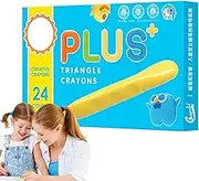 Kids Coloring Crayons, Travel Crayons for Kids | Vista Washable Triangle Crayons | Easy Grip Art Paint Crayons, Unbreakable Vibrant School Crayons, Great for Early Color Recognition
