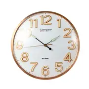 Minimalist Design White Round Analog Wall Clock 36 cm