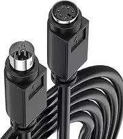 Tunghey 1M PS2 Male to Female Extension Cable, 6Pin Mini Din, Keyboard/Mouse, PC, Indoor Use