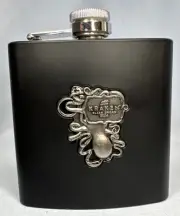 Limited Edition Kraken Spiced Rum Black 6 Oz. Flask New